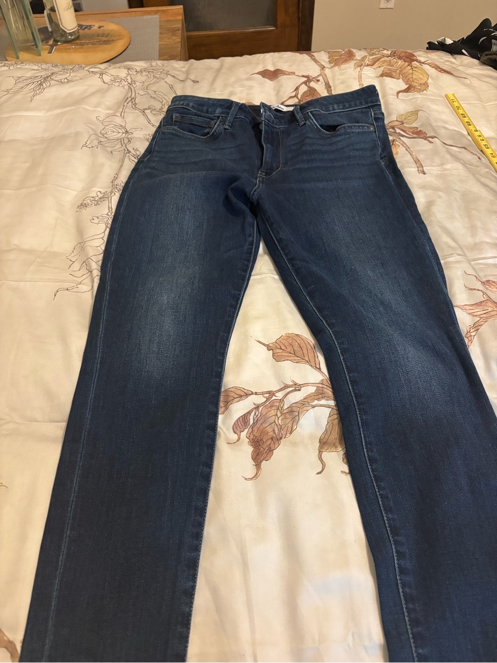 Sam Edelman The Stiletto Jeans-2 pair lot. Blue & Black. Size 30. Excel. Cond.